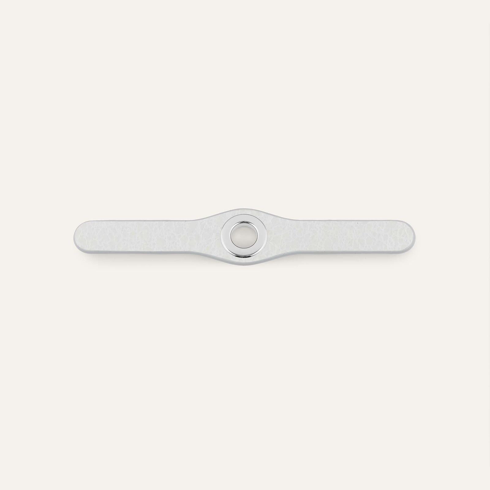 Deco Mini | Ivory with Silver hardware