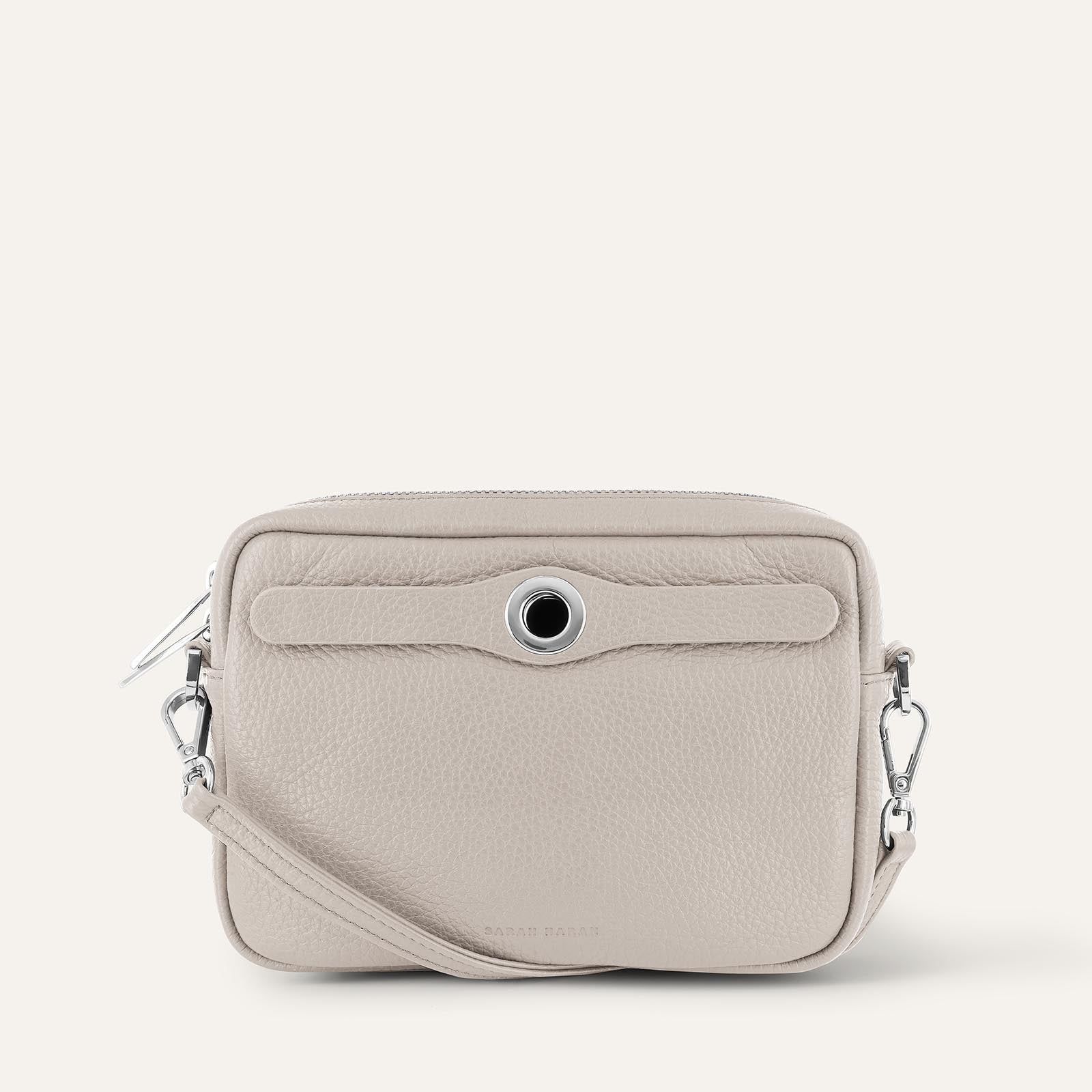 Millie Crossbody | Porcelain with Silver hardware
