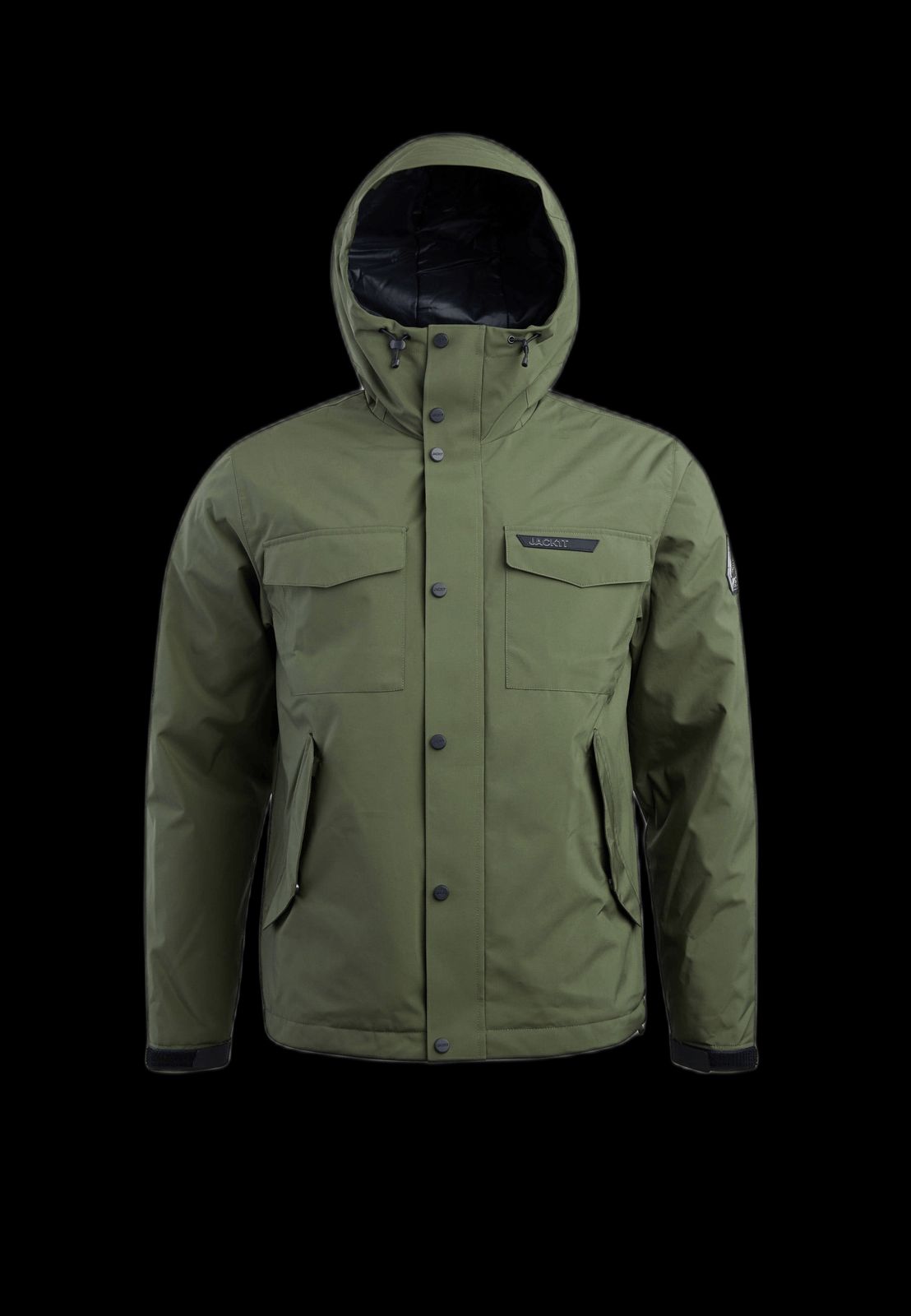 Thorium Hooded Jacket Deep Olive