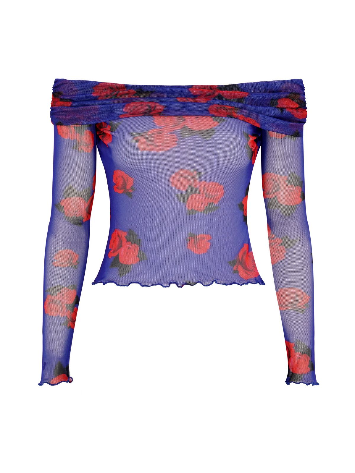 Freya Rose Print Top In Multi