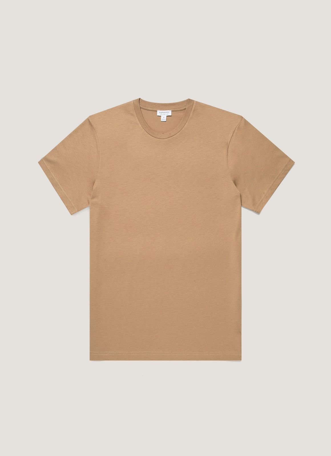 Men's Riviera Midweight T-shirt in Dark Beige