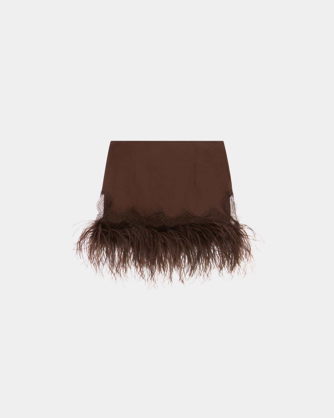 Zelmi Mini Skirt in Satin