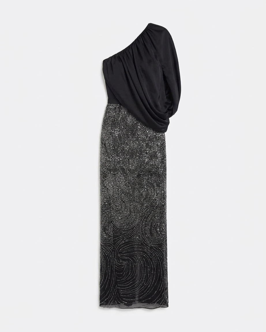 Katoucha Embellished Skirt In Black