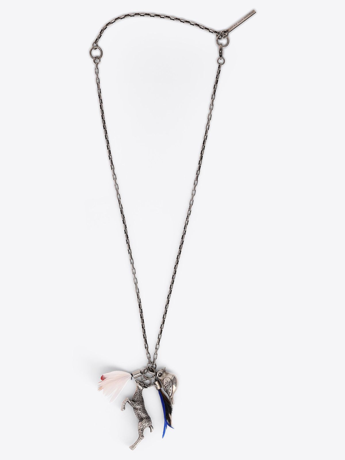 Feather pendant necklace