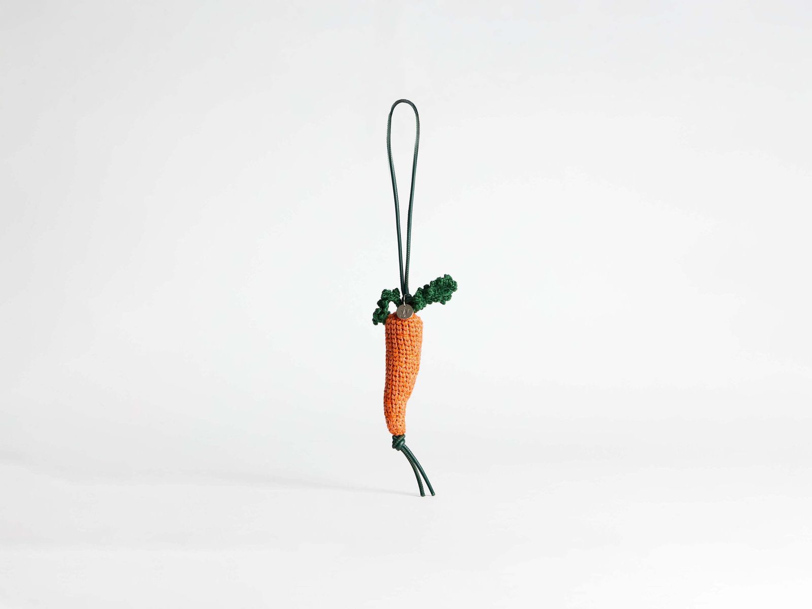 HAND-CROCHETED CARROT CHARM