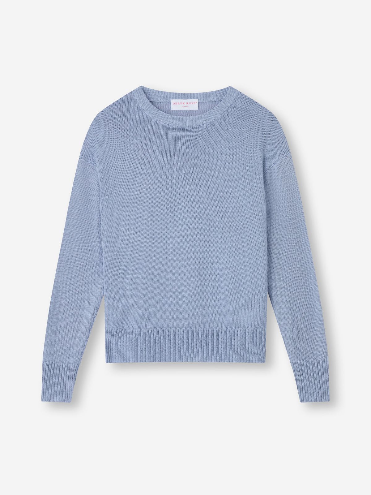 Delphine Silk Linen Sweater Lavender Blue