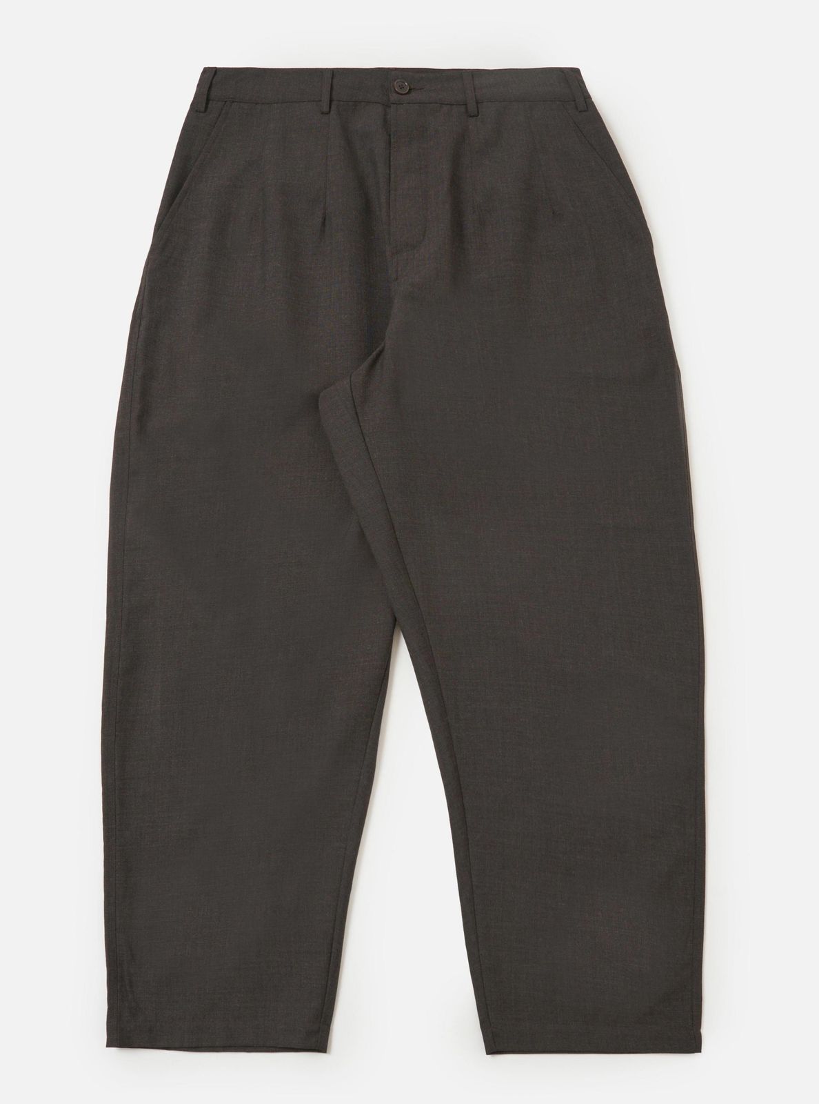 Brown Marl Tropical Suiting Dutch Pant