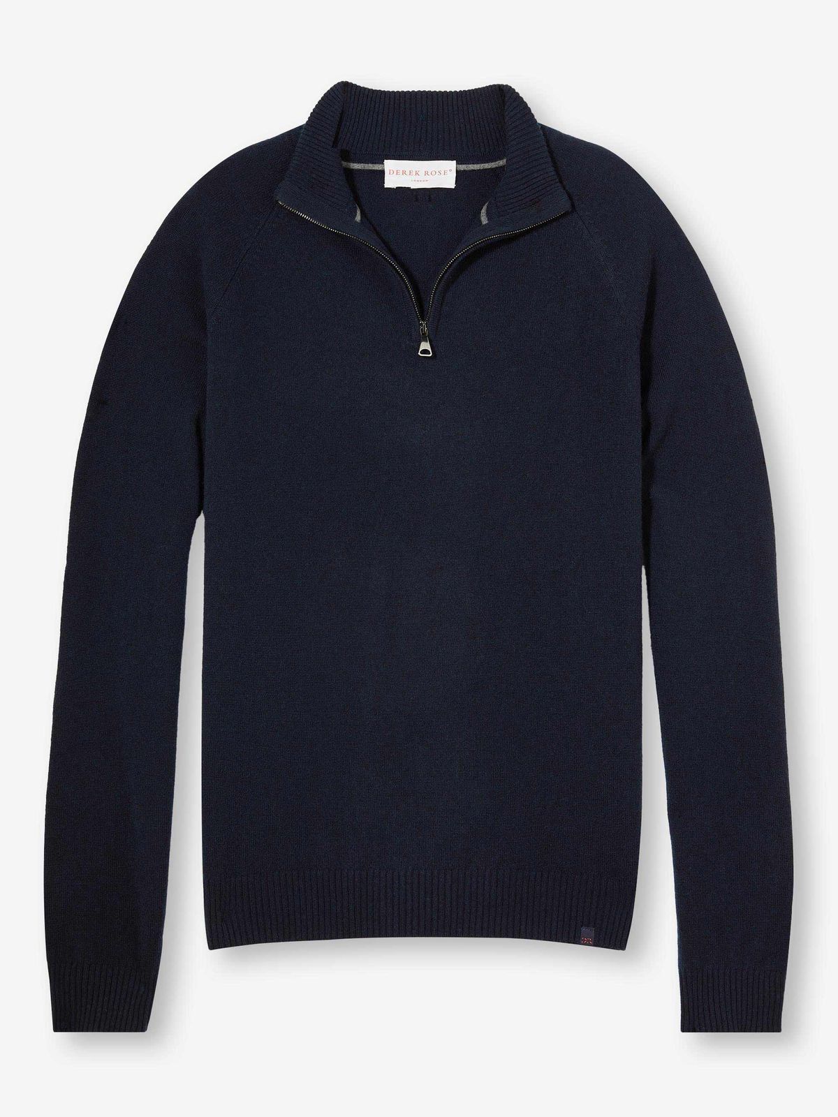 Finley Cashmere Half-zip Sweater & Trousers Set Navy