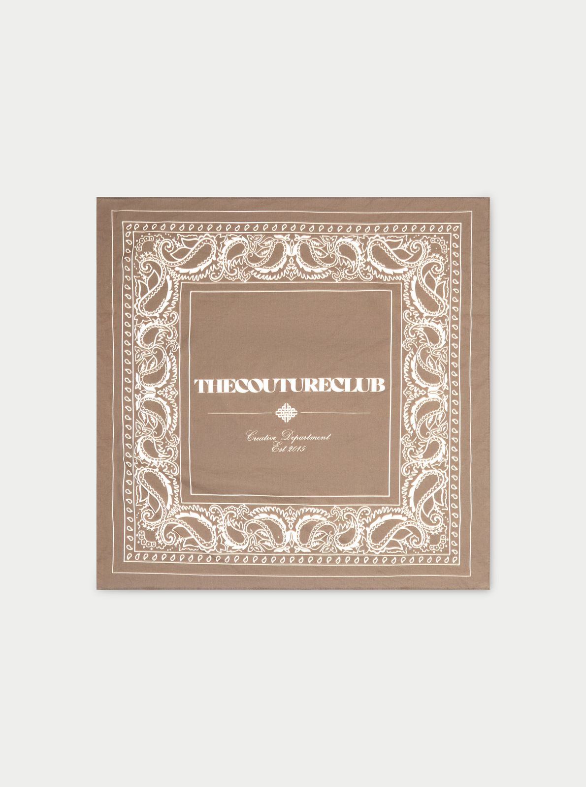 COPYRIGHT PAISLEY BANDANA - BROWN