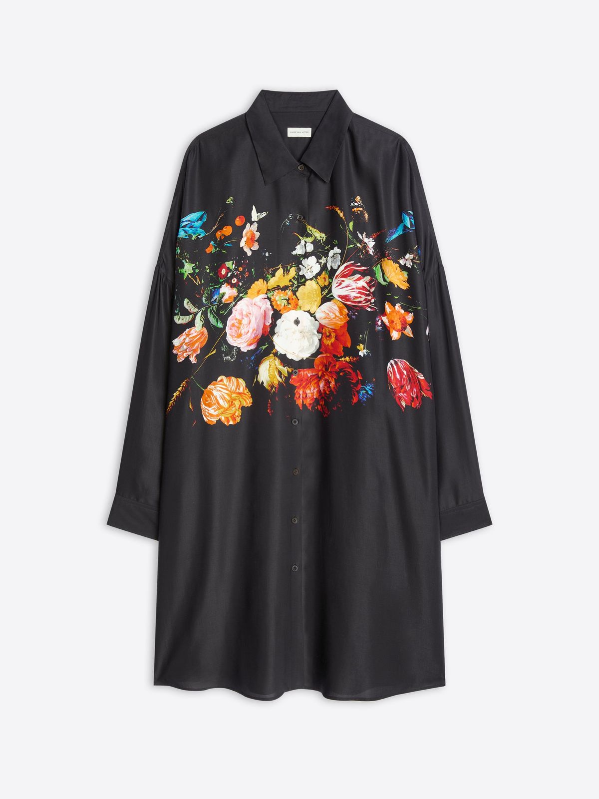 Viscose shirt dress