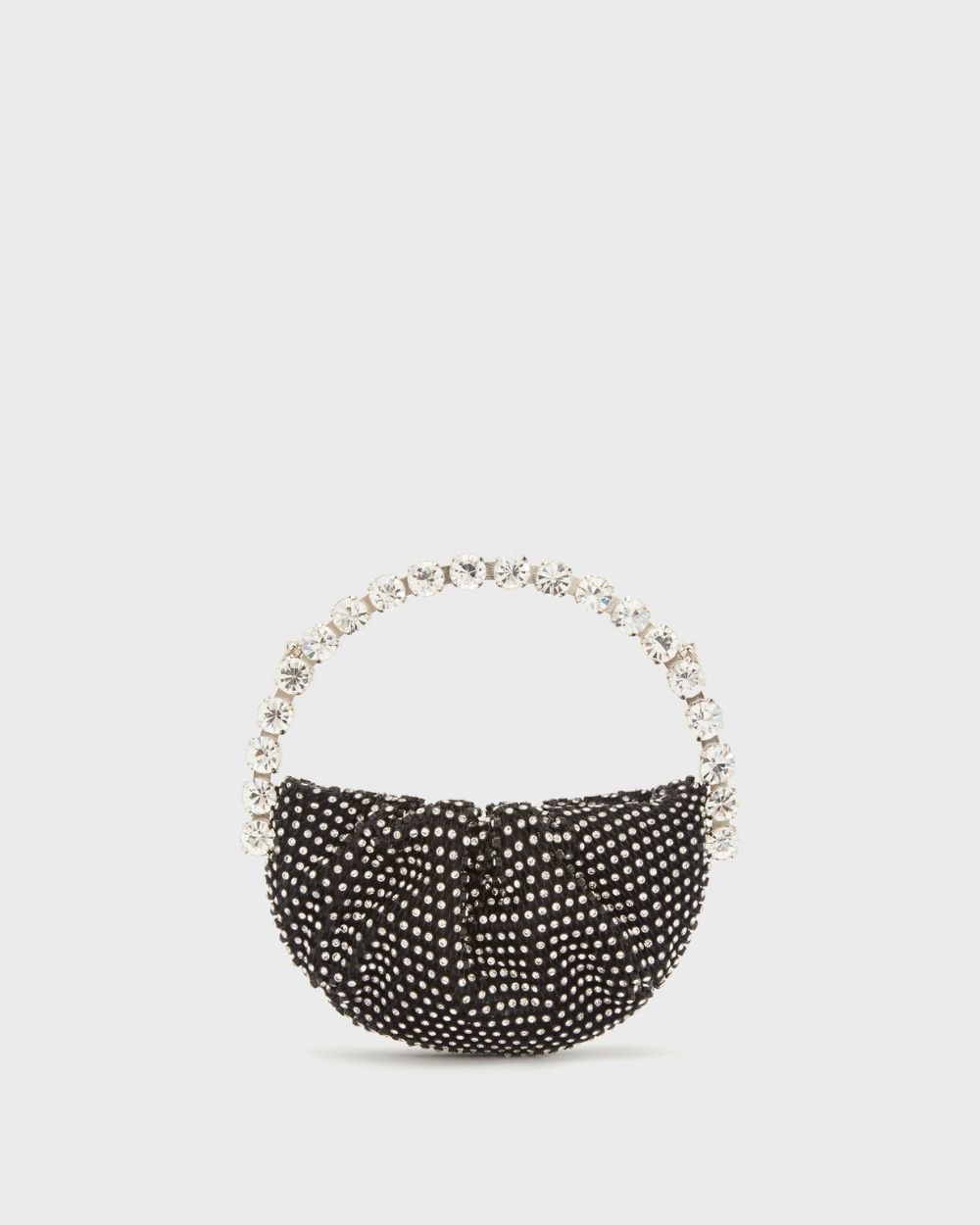 Crystal Mesh Micro Eternity Clutch