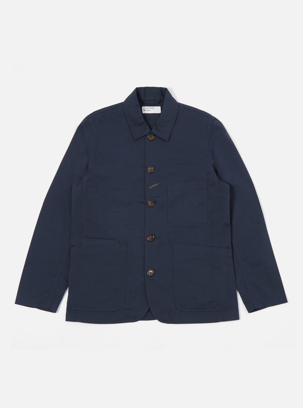 Navy Twill Bakers Chore Jacket