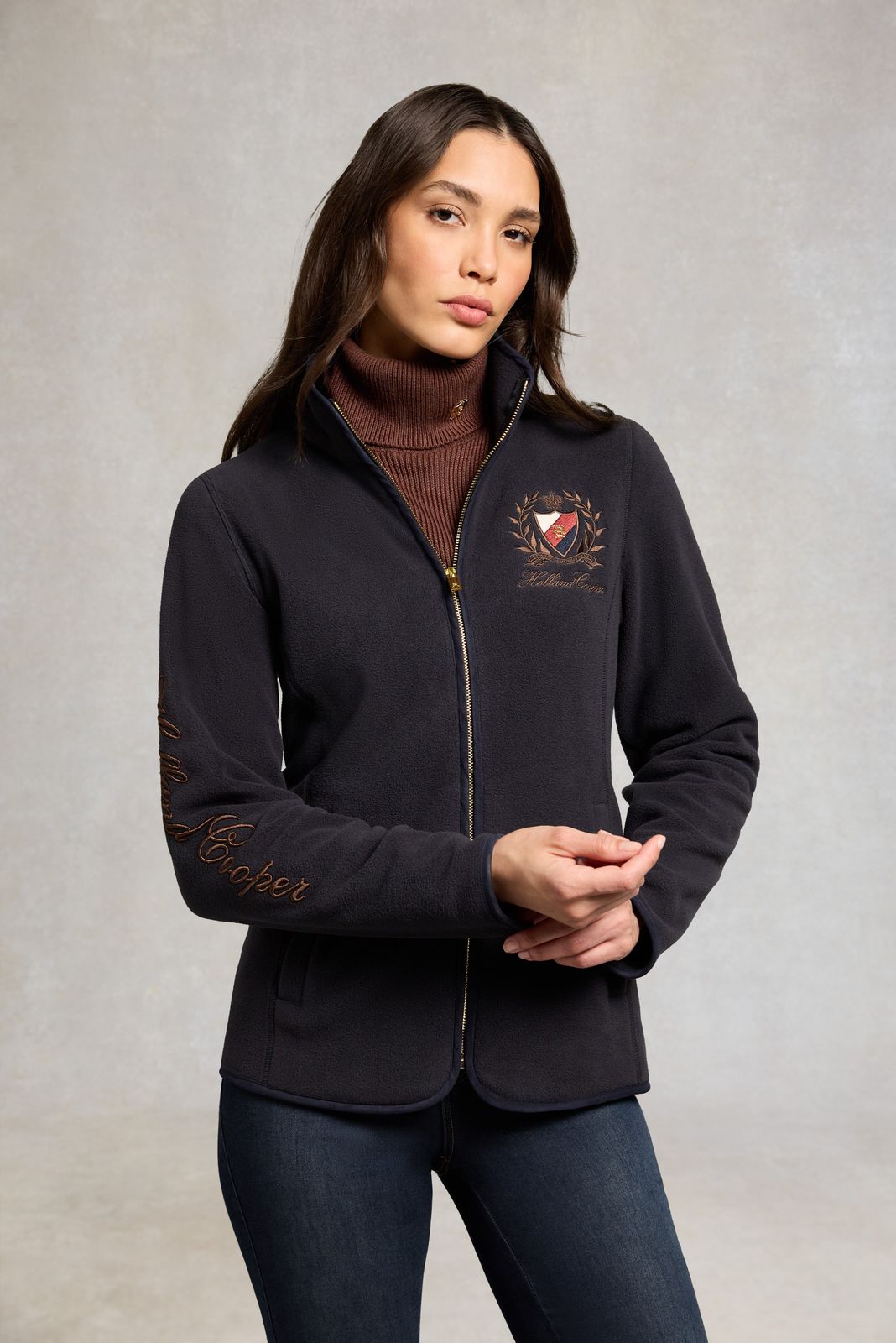 Cranborne Fleece Jacket (Ink Navy)