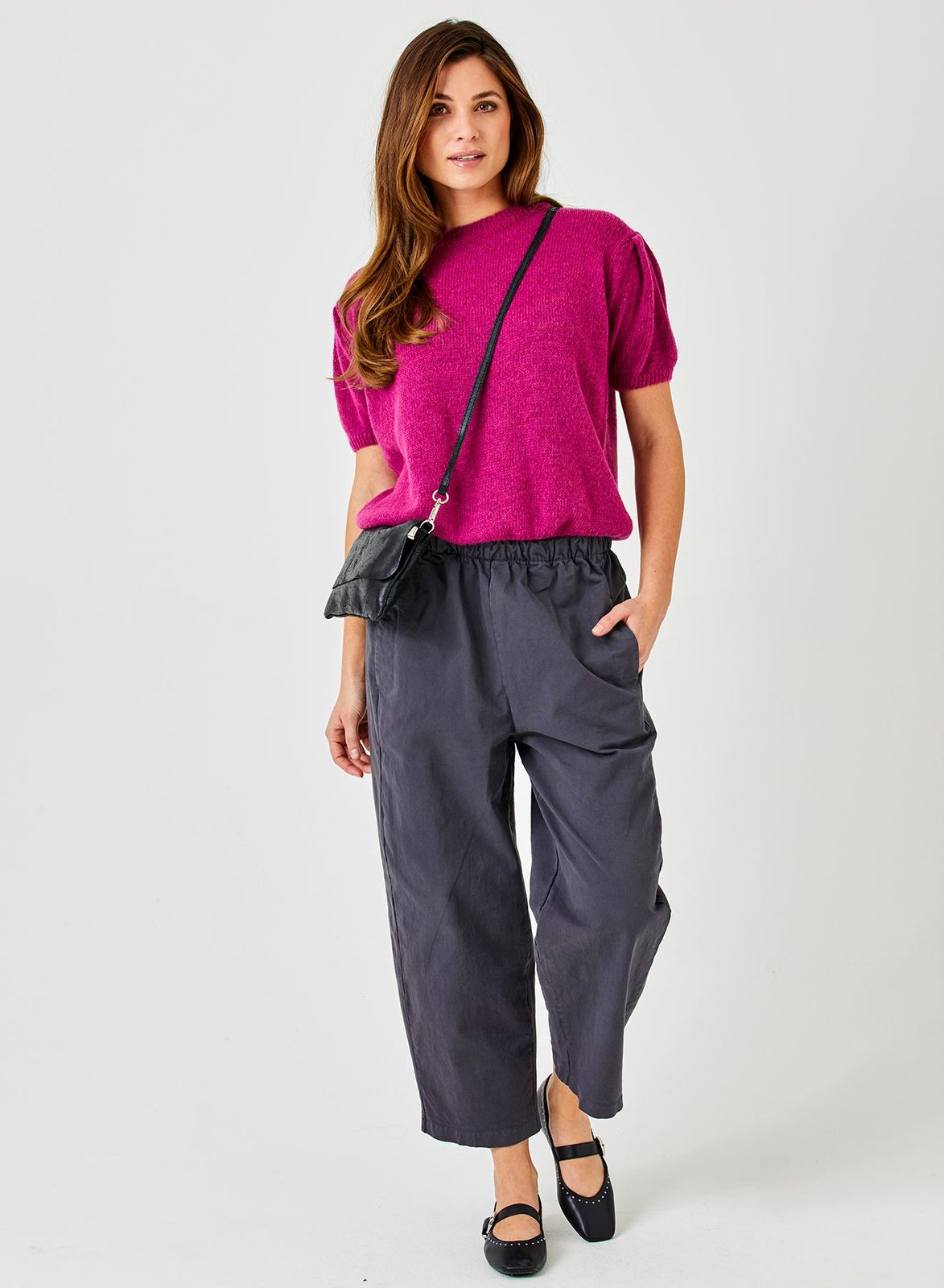 Orazio Heavy Cotton Carrot Shape Pants