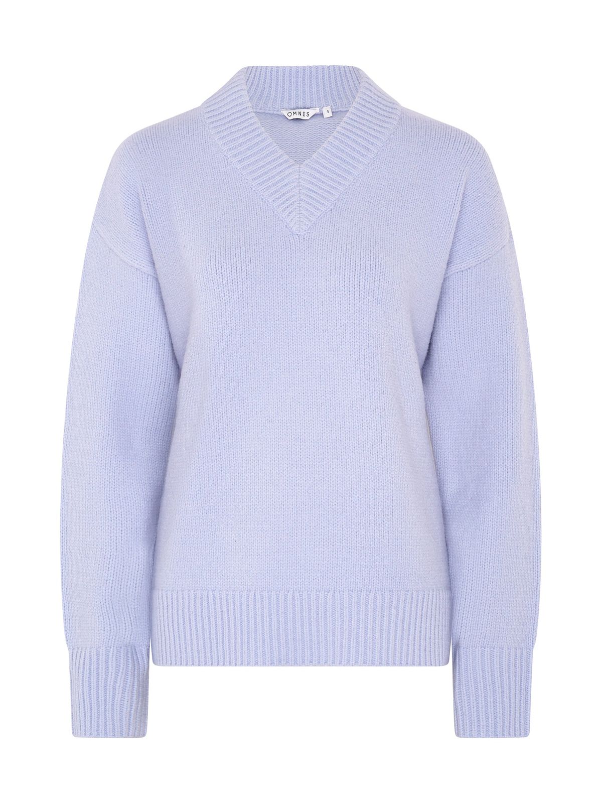 Mandarin Jumper In Light Blue
