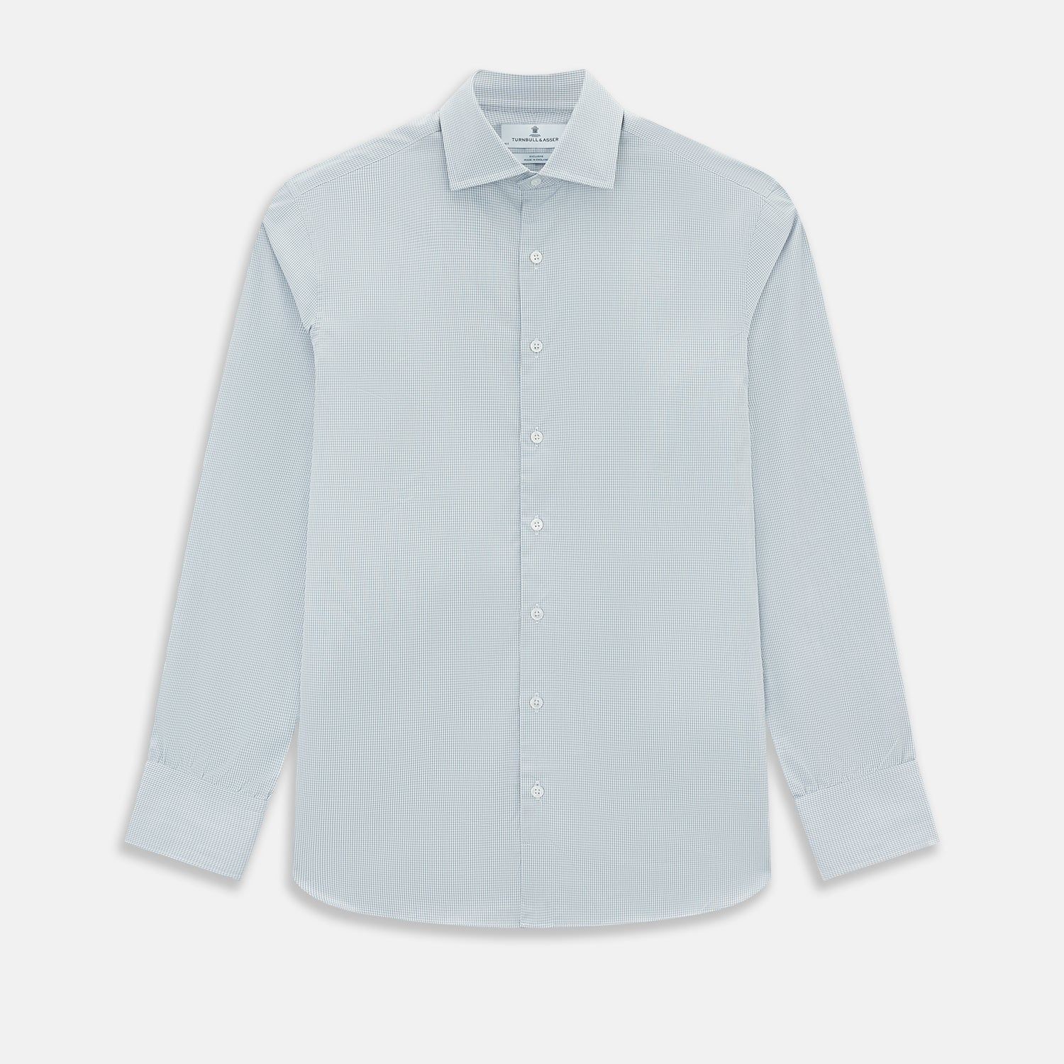 Steel Grey Ripple Double Pinstripe Belgravia Shirt