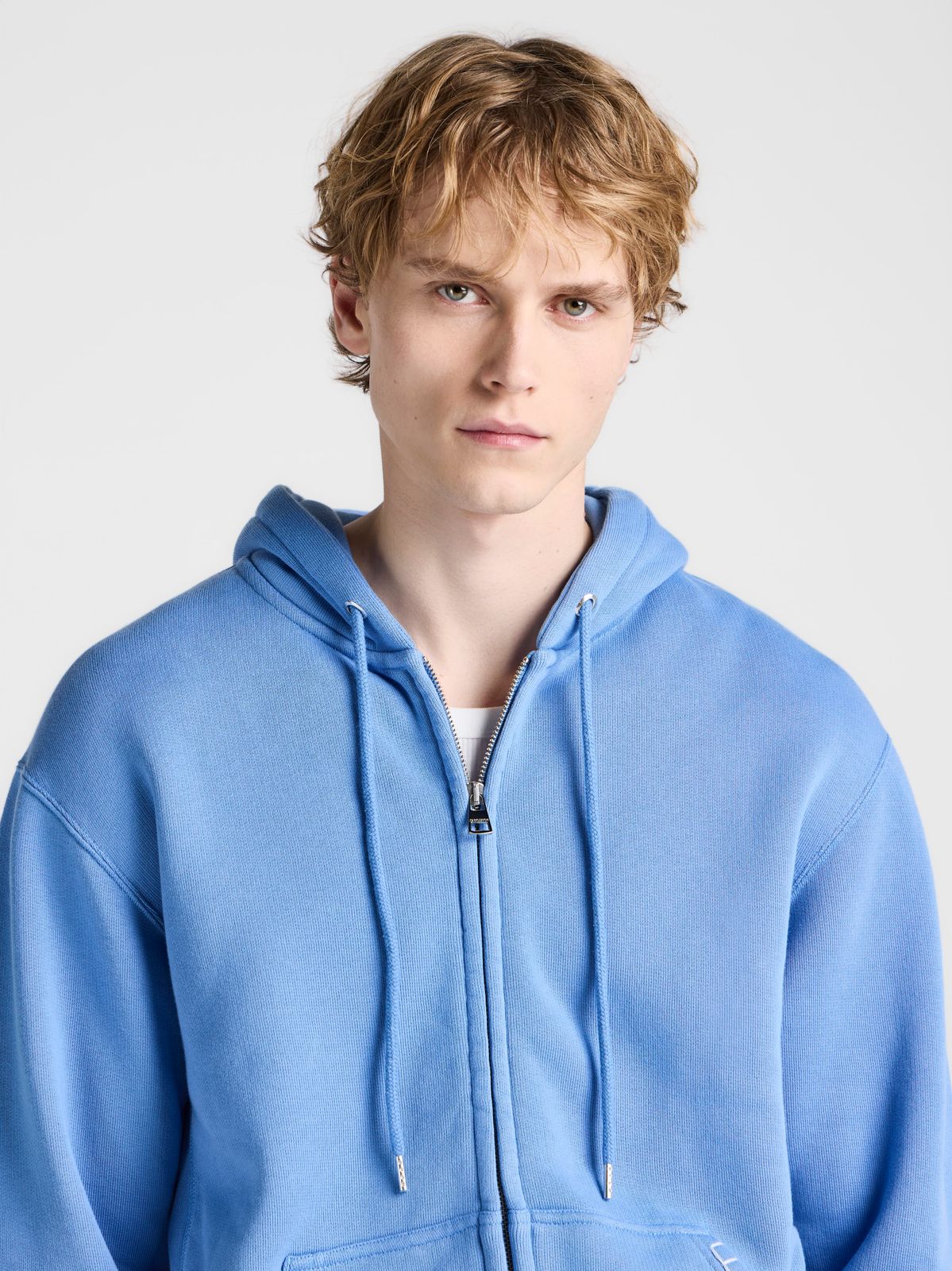 CL_FRONT ZIP HOODIE - NAVY_JW0241PG1901