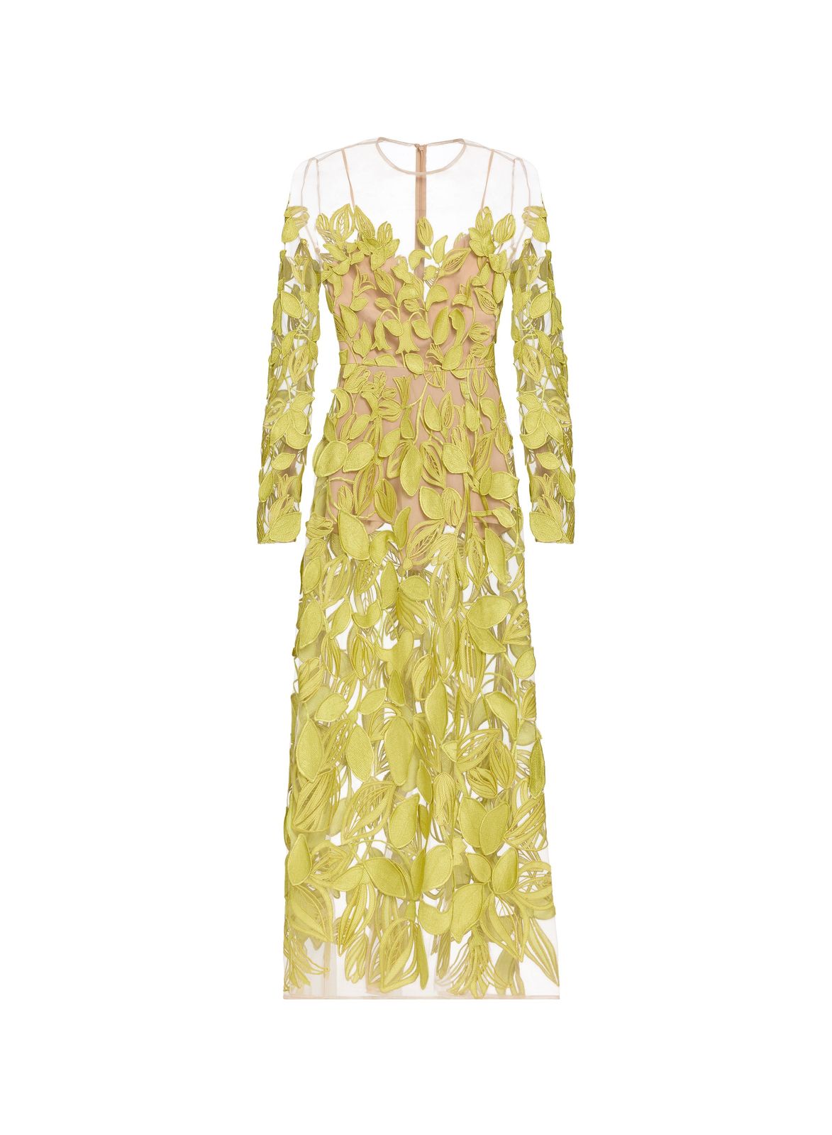 Embroidered Tulle Dress