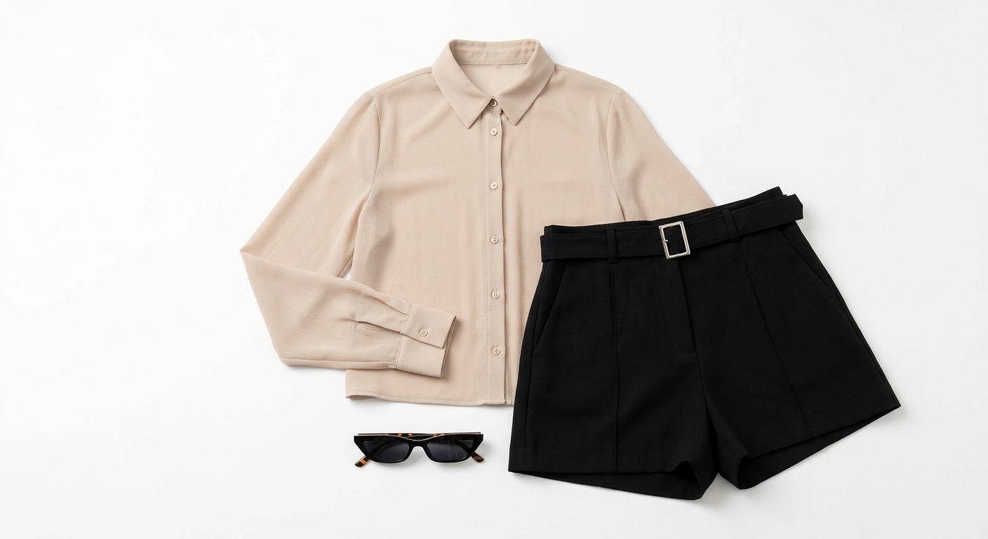 Loen Hot Pants - Black