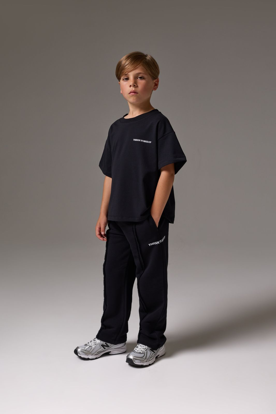 JUNIOR COPYRIGHT JOGGERS - BLACK