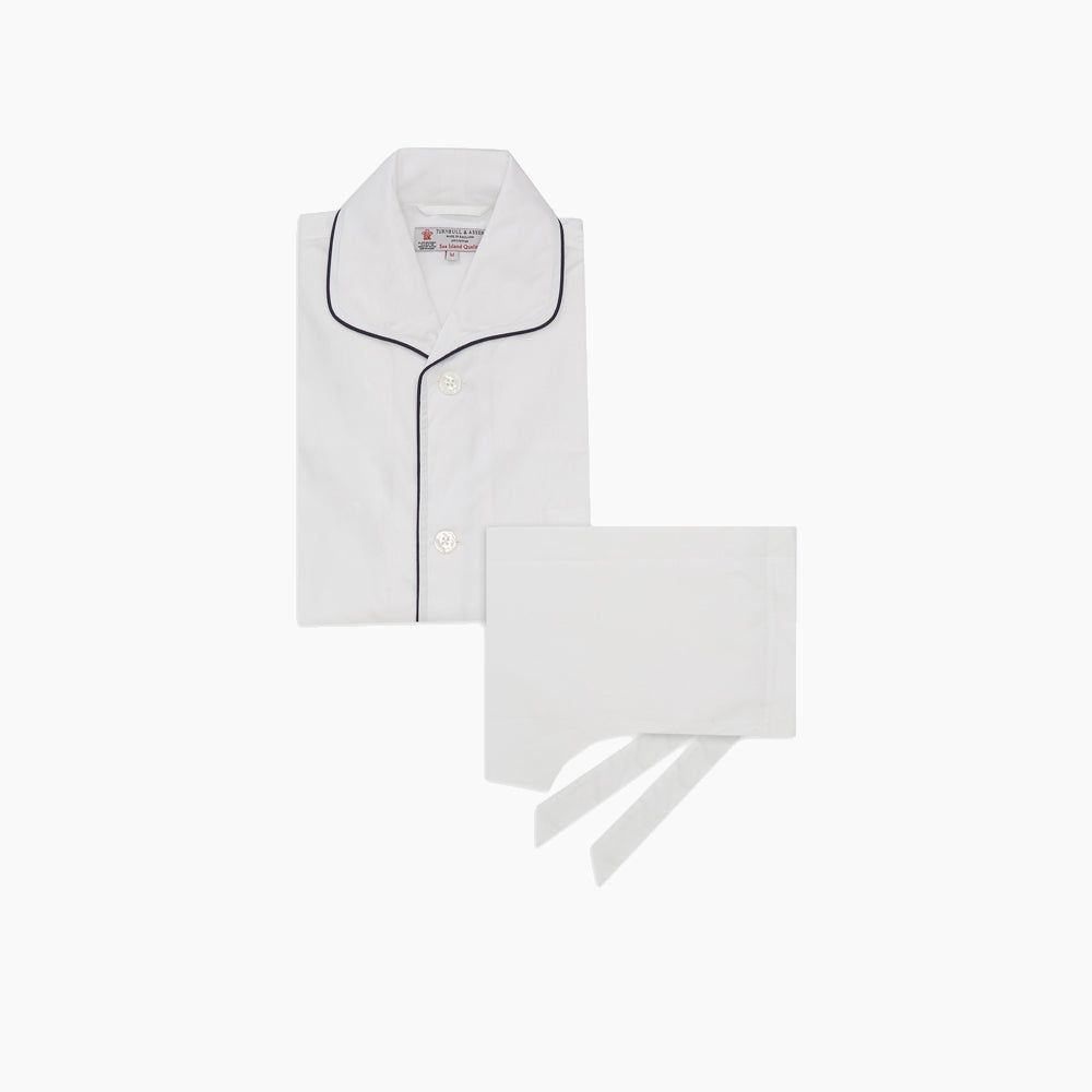 White Sea Island Cotton Pyjama Set
