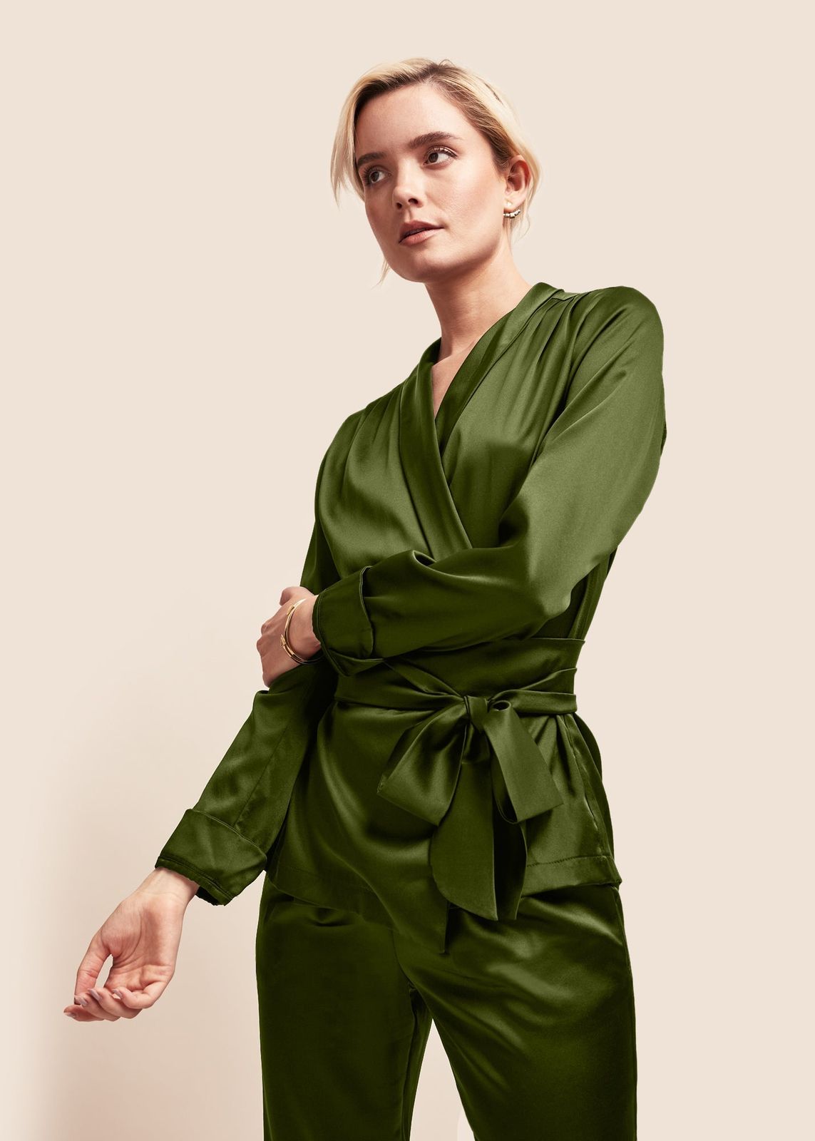Roxy Estella Matcha Ivory Trouser Suit