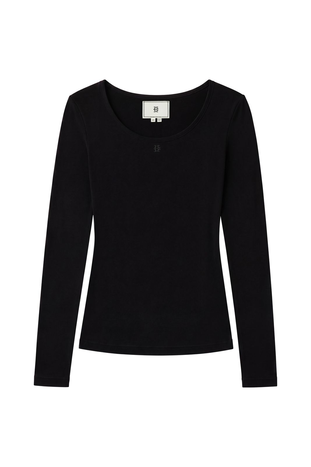 Supersoft Scoop Neck Top (black)