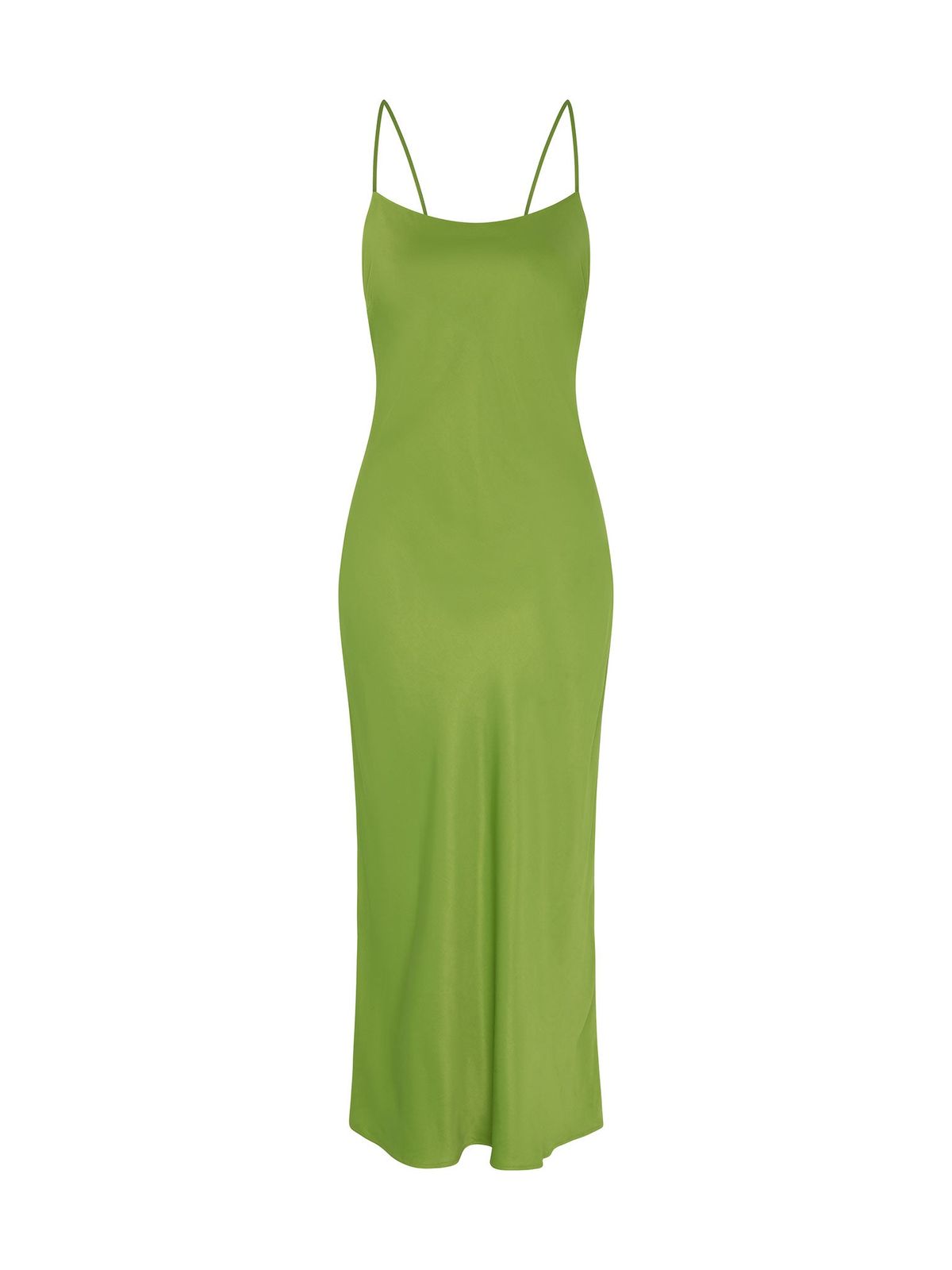 Walsh Slip Dress In Green