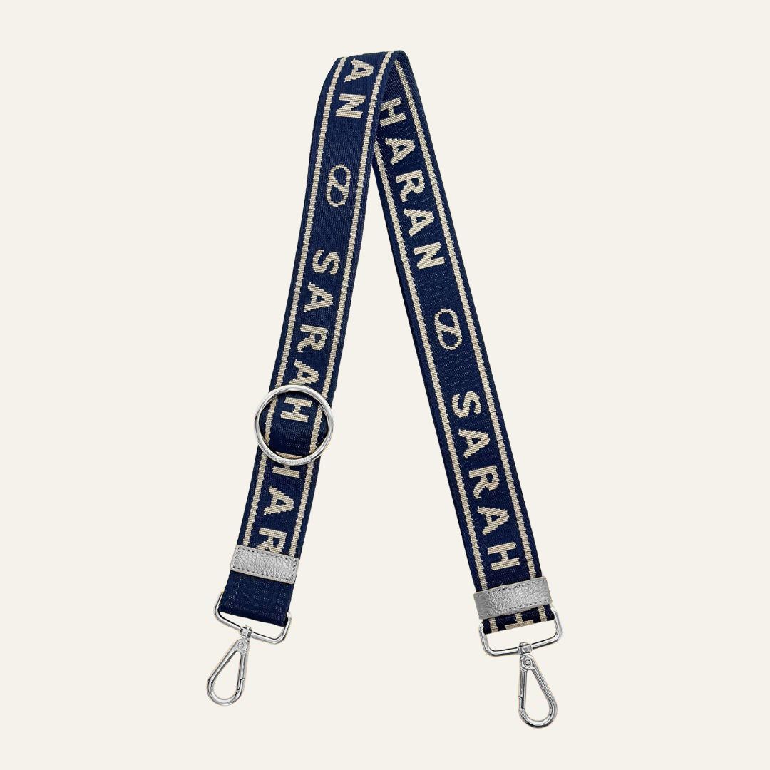 River Strap | Insignia with Silver hardware