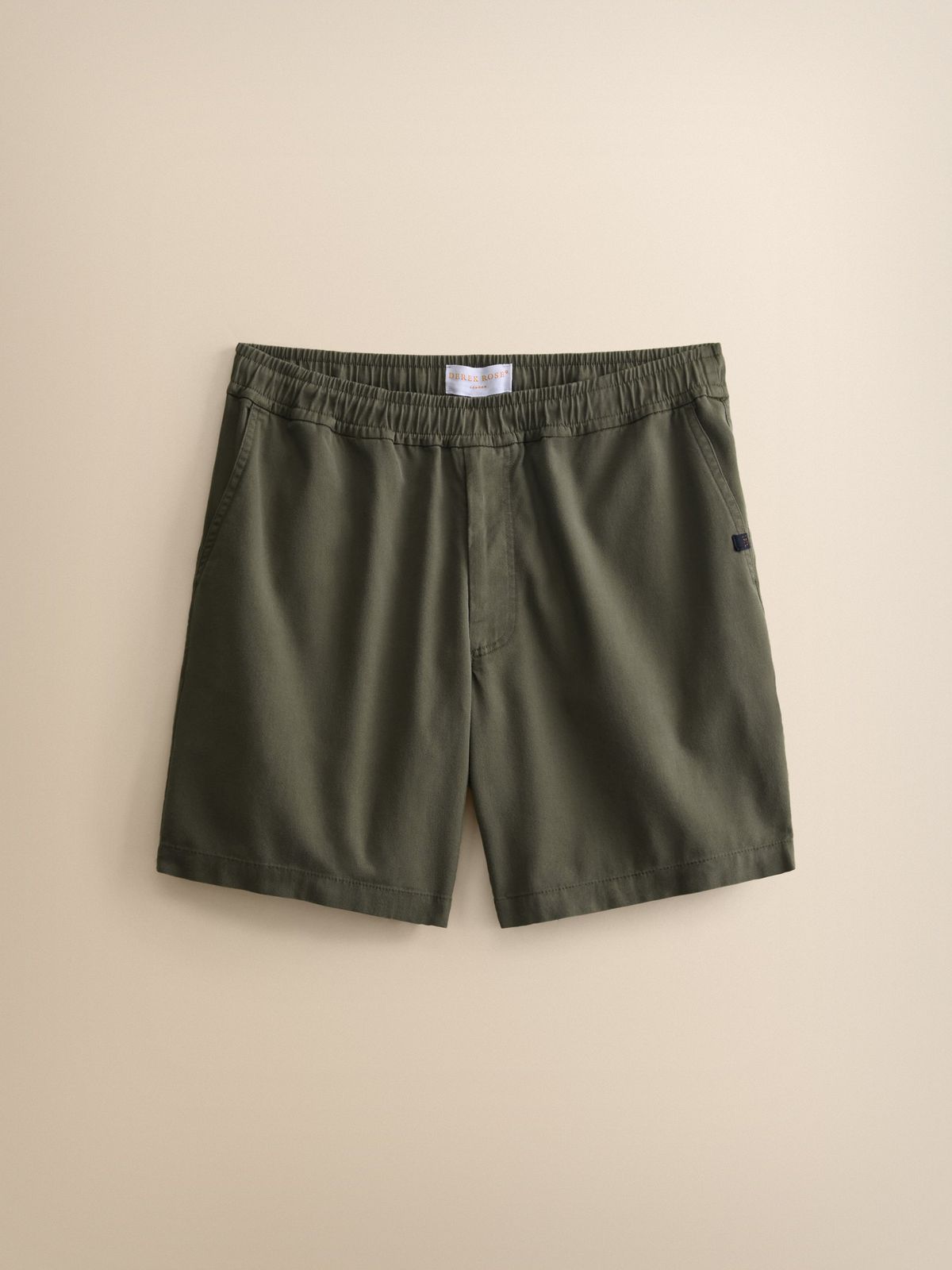 Harris Cotton Blend Shorts Khaki