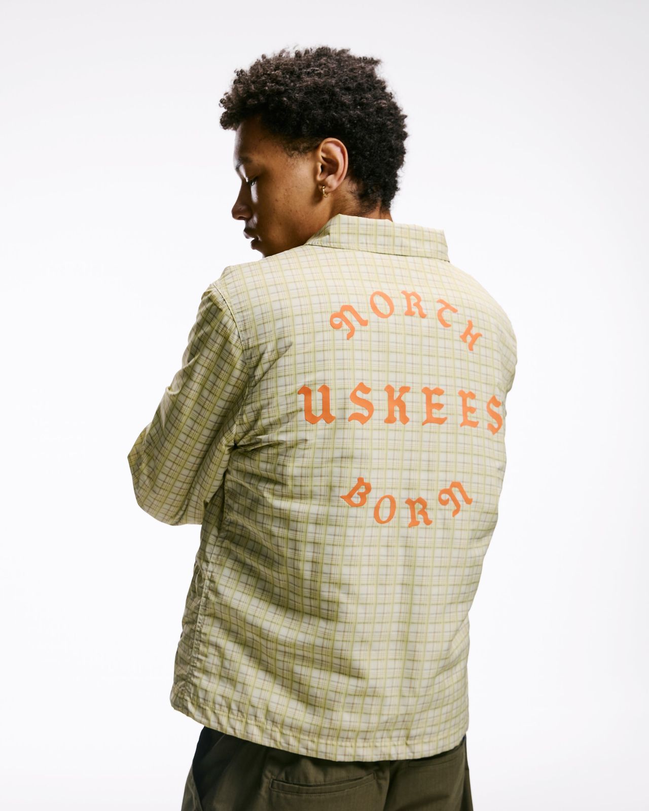 3052 Coach jacket - pastel yellow check