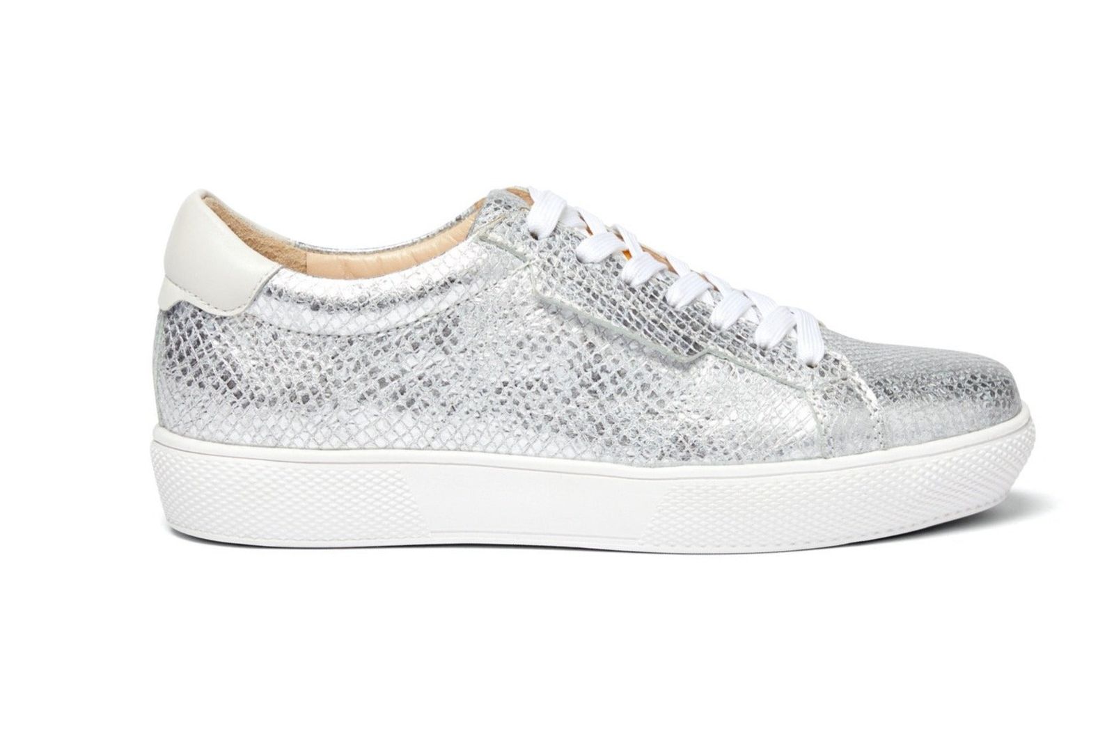 Camden Silver Low Top Trainer - 70% OFF