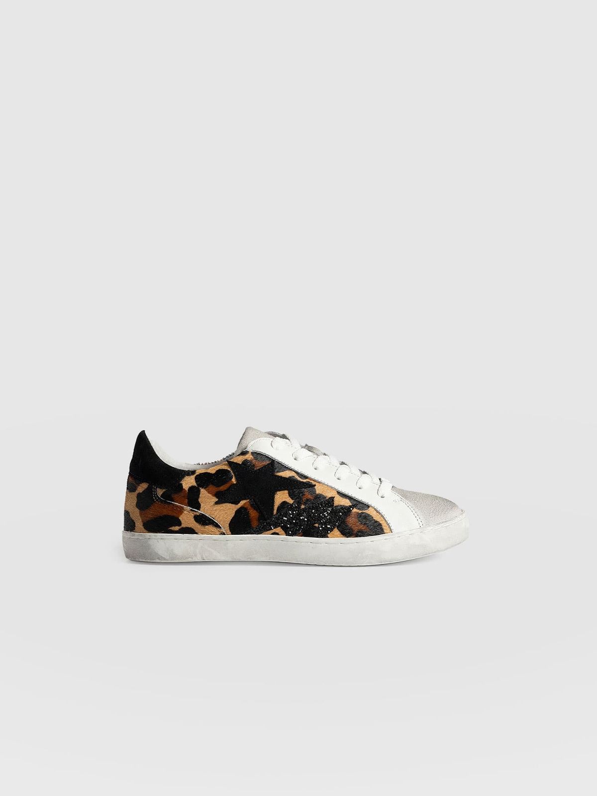 Spitalfields Trainer - Leopard/Star
