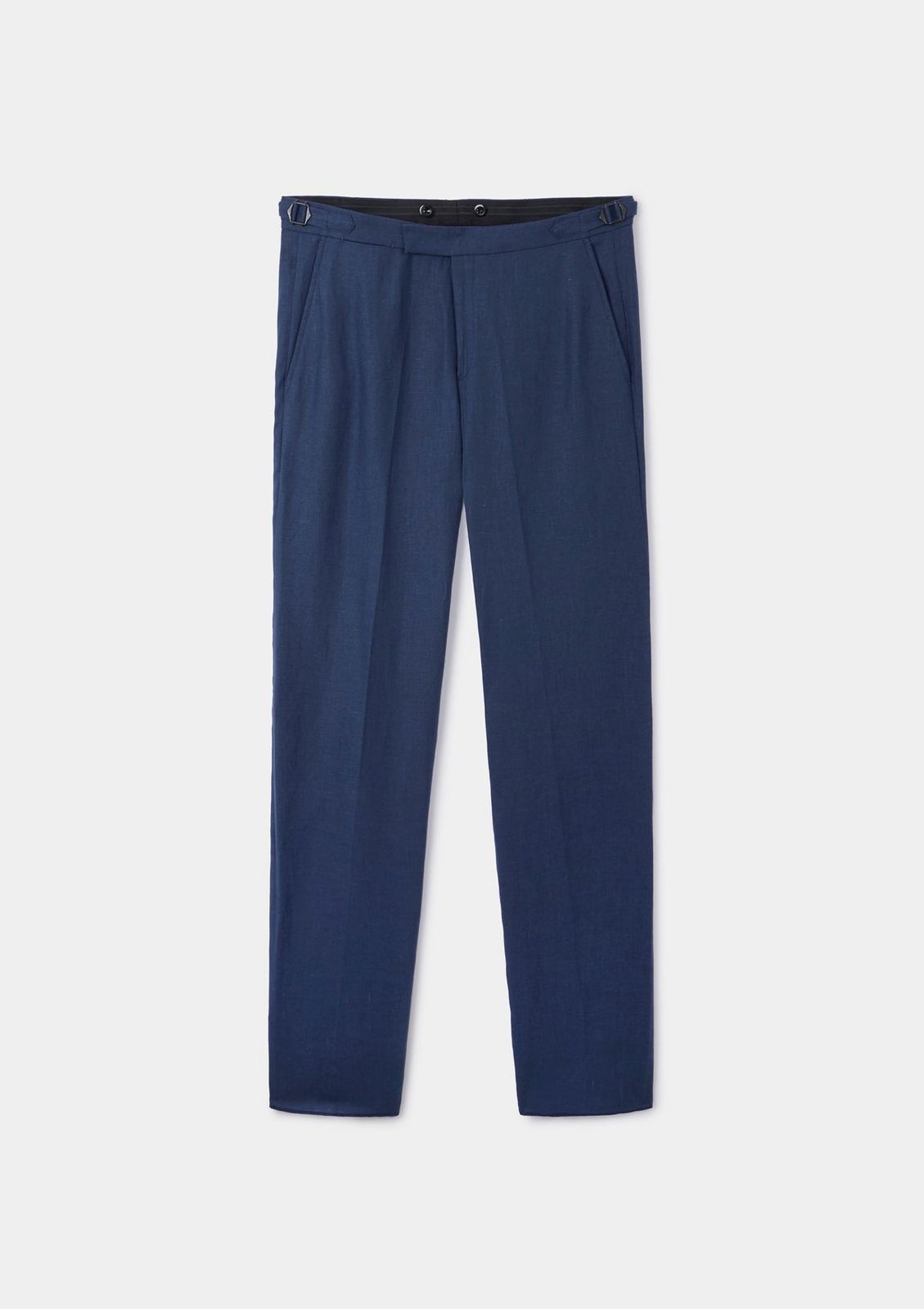 Blue Nights Linen Formal Trousers