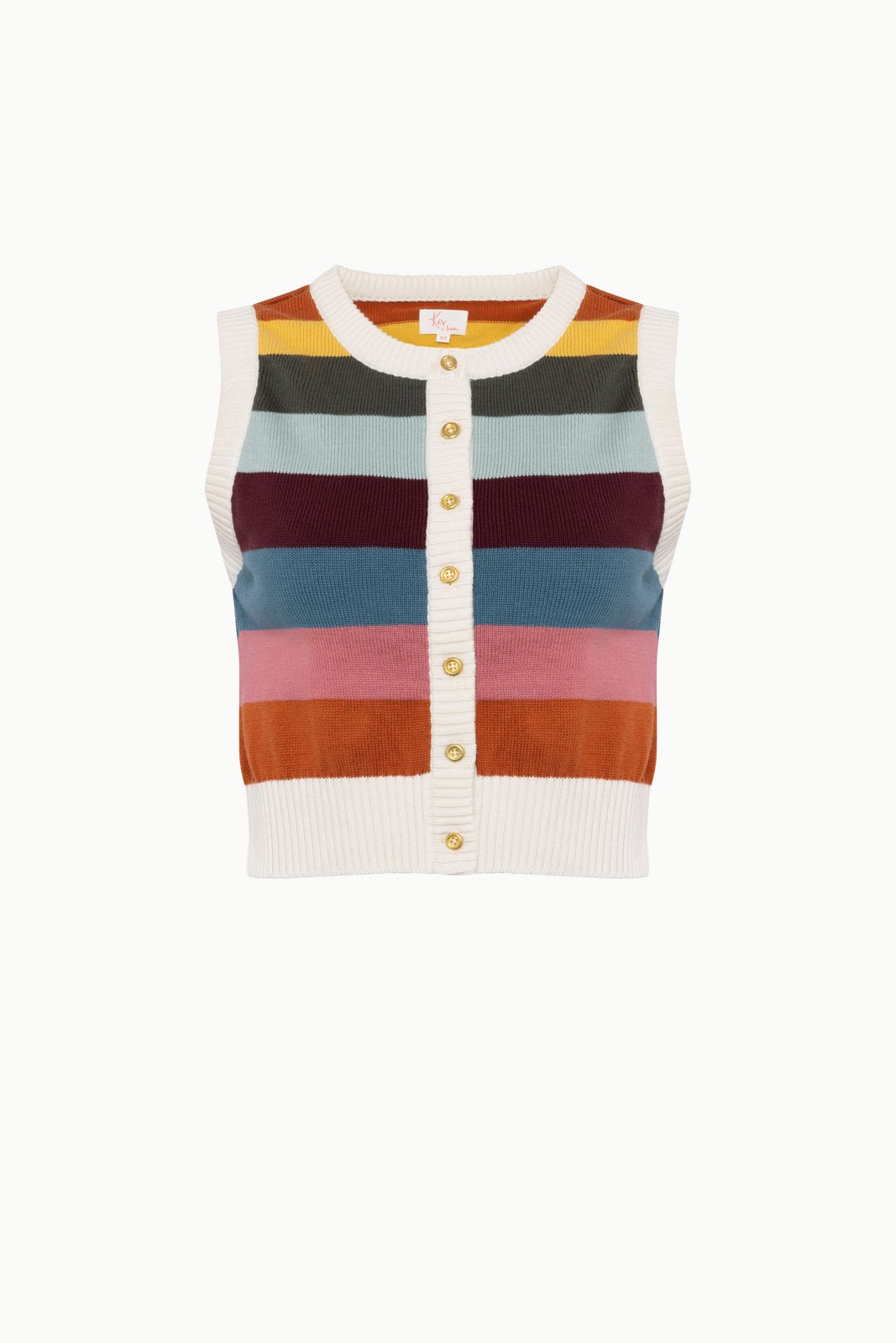 The Kōr Organic Cotton Stripe Waistcoat
