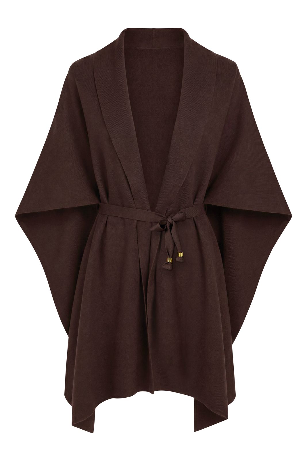 Everett Cape Cardigan (chocolate)