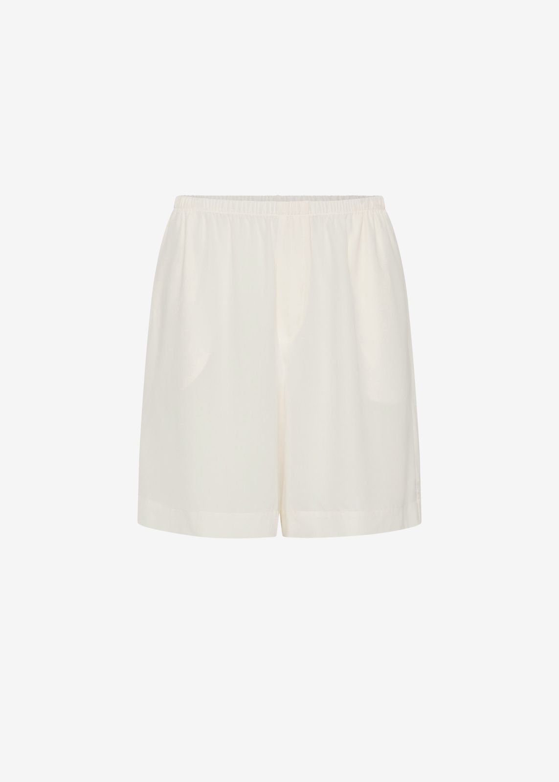 St. Agni Silk Everyday Relaxed Shorts - Tofu