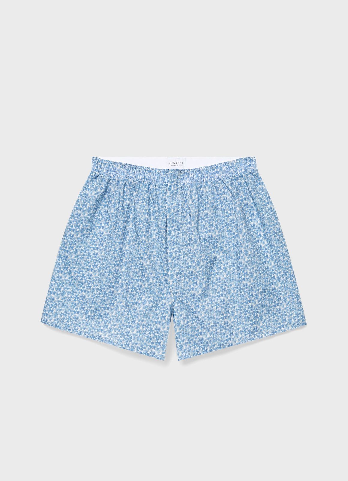 Men's Classic Boxer Short in Liberty Fabric in Blue Cover