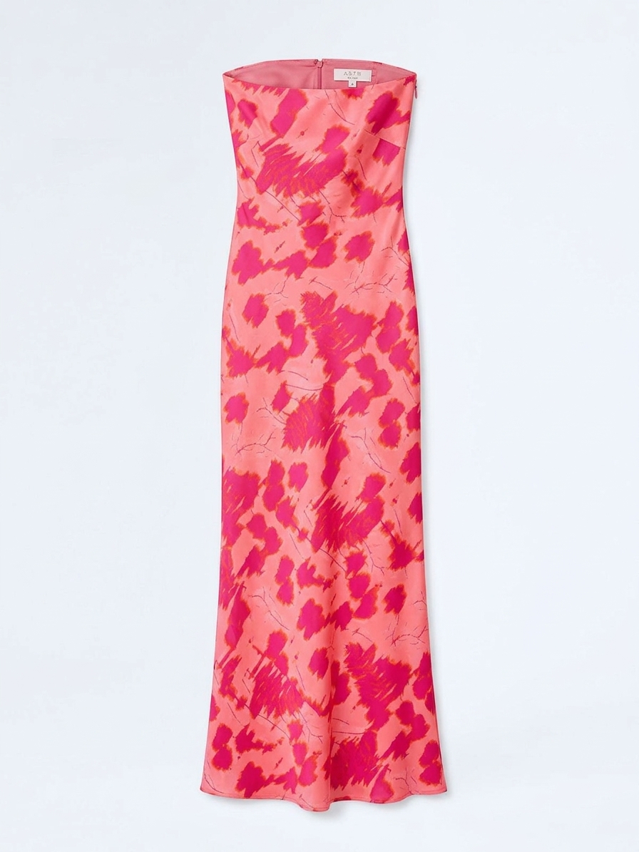 Amdra Dress In Sunset Blur Print