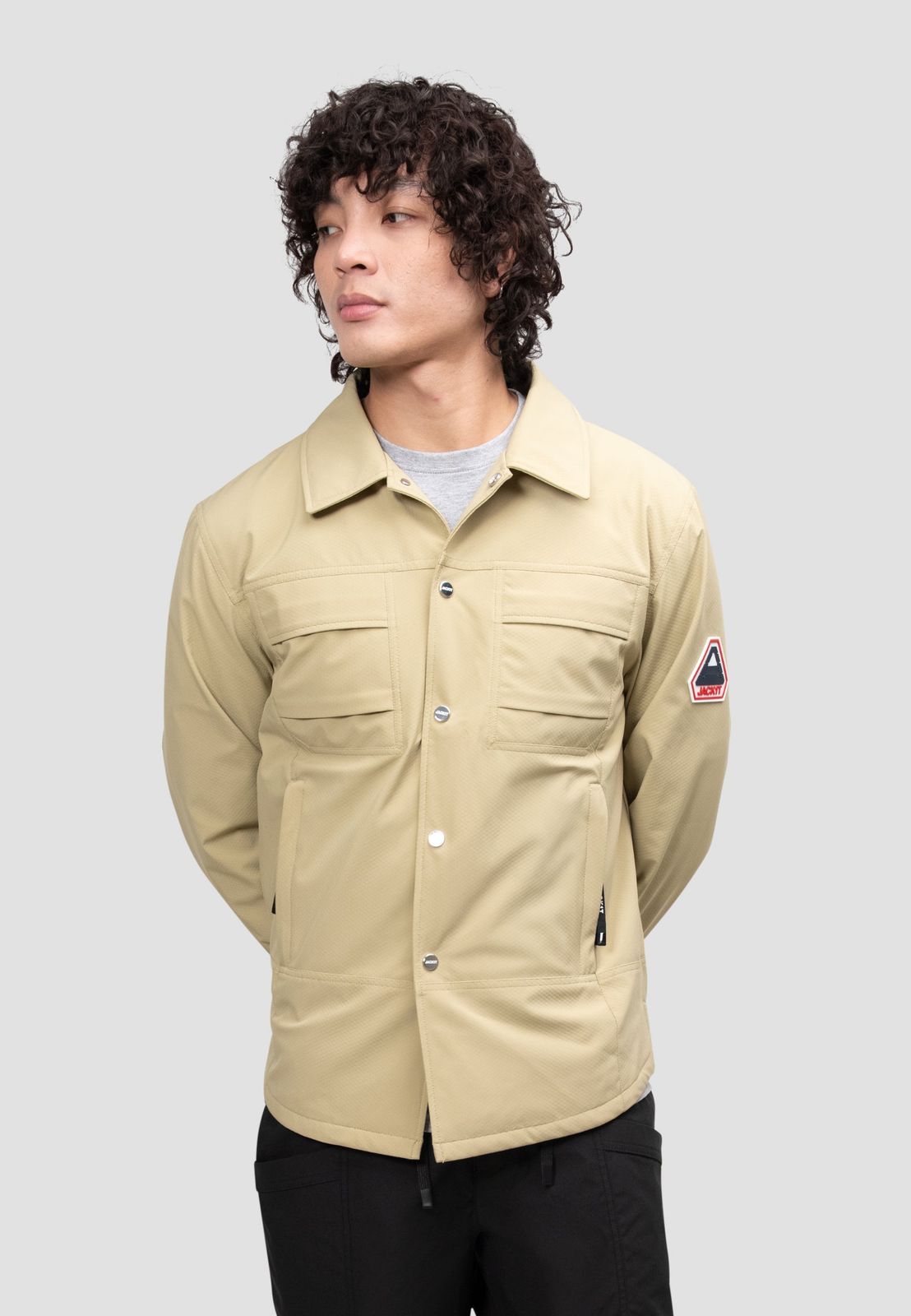 Eden Shirt Jacket Sand