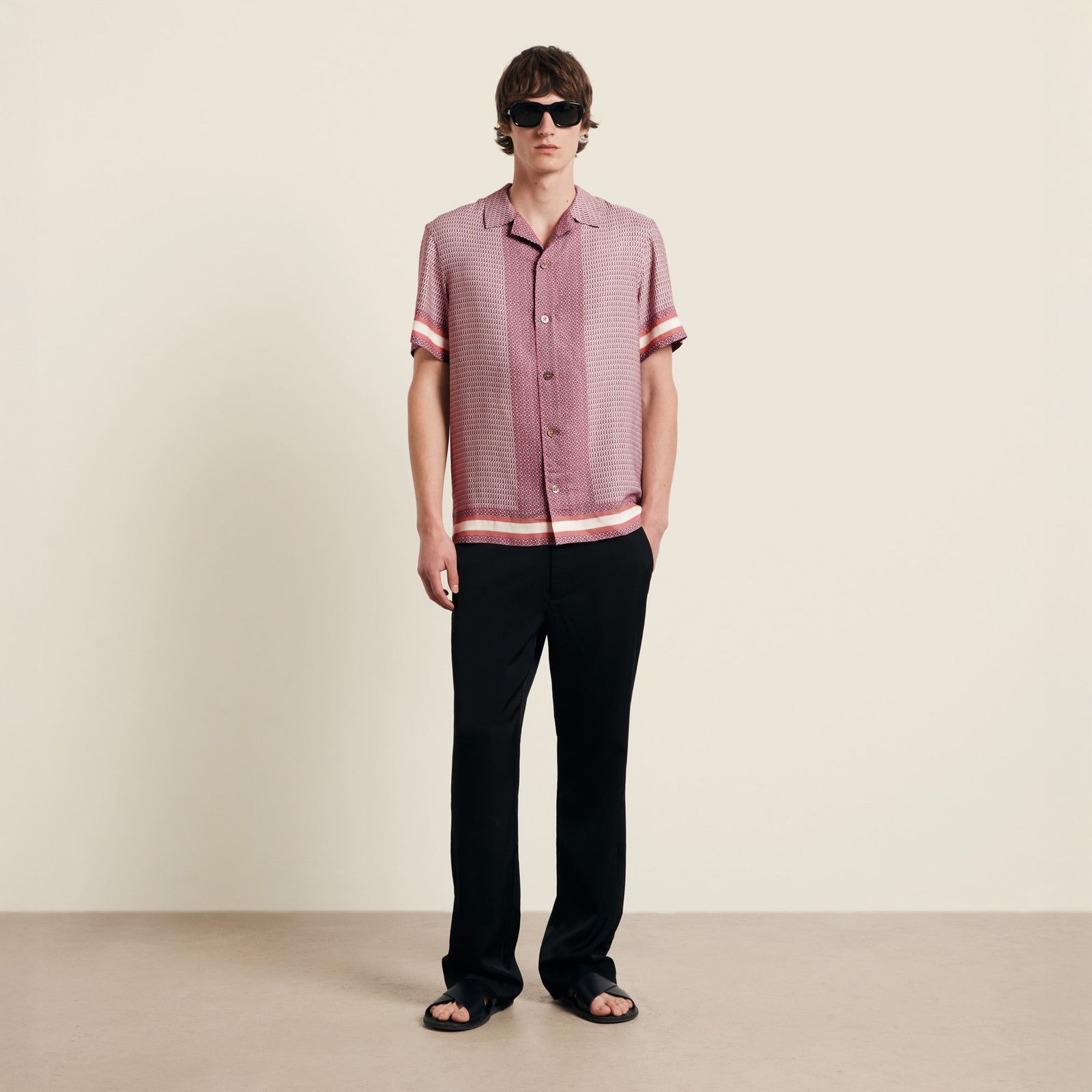 Berkeley Printed Shirt - Rose