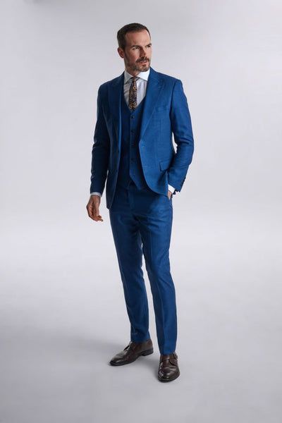 Diaz Blue Three Piece Suit