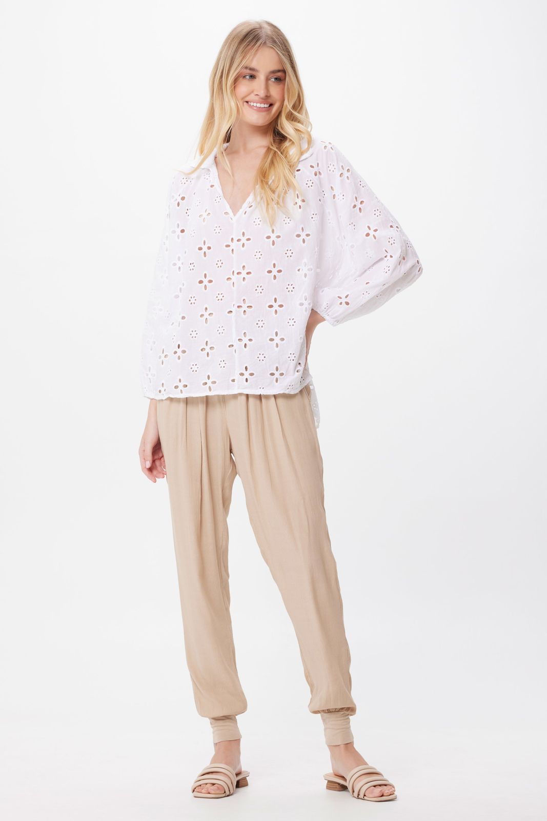 Korbin Crepe Cuffed Pants With Pockets