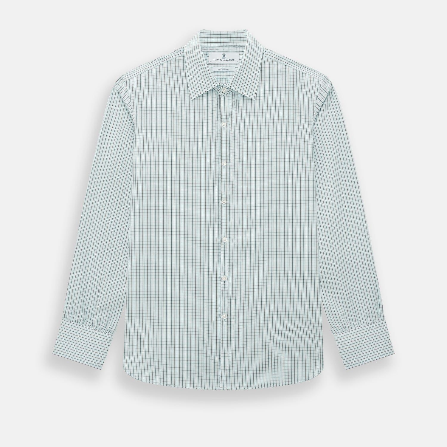 Forest Melange and Red Overlay Grid Check Westminster Shirt