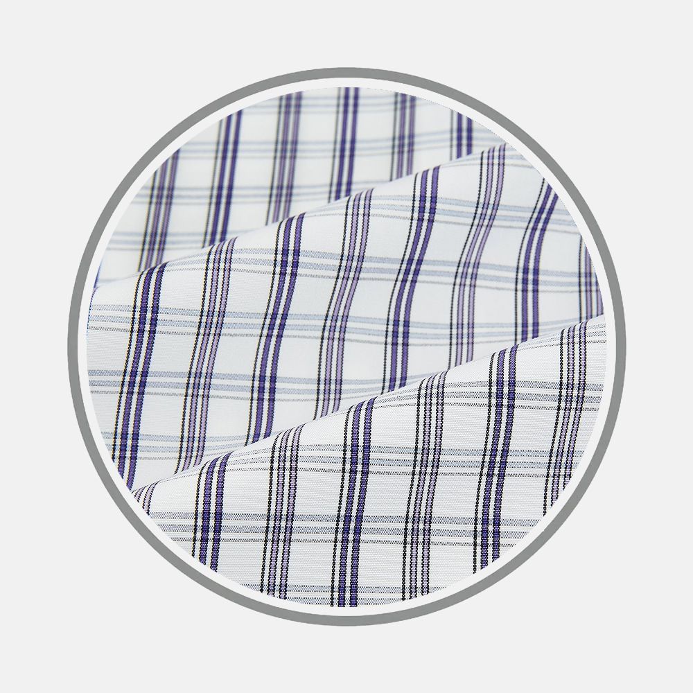 Purple Multi Check Shirt