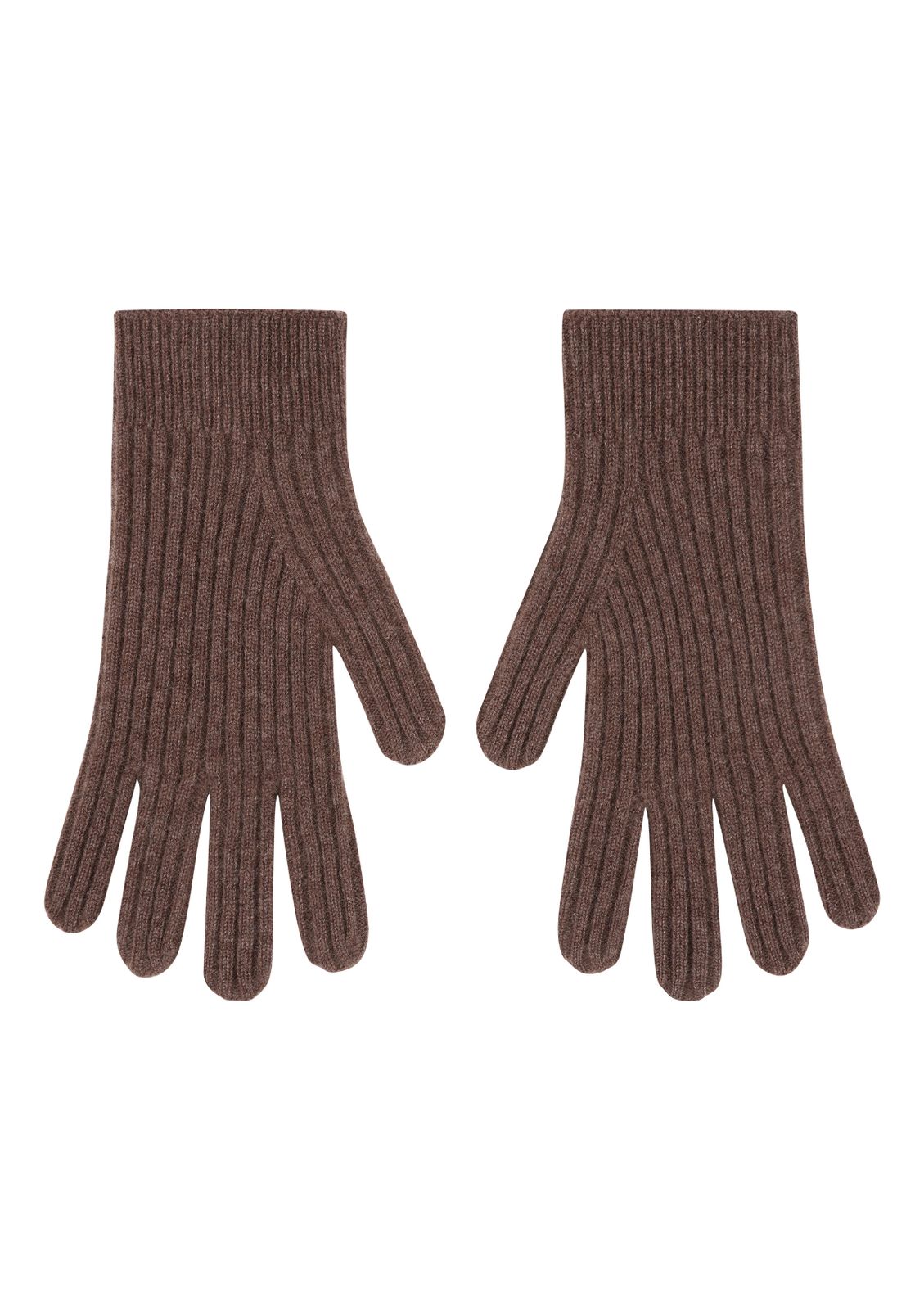 Mens Cashmere Gloves In Cedar Brown