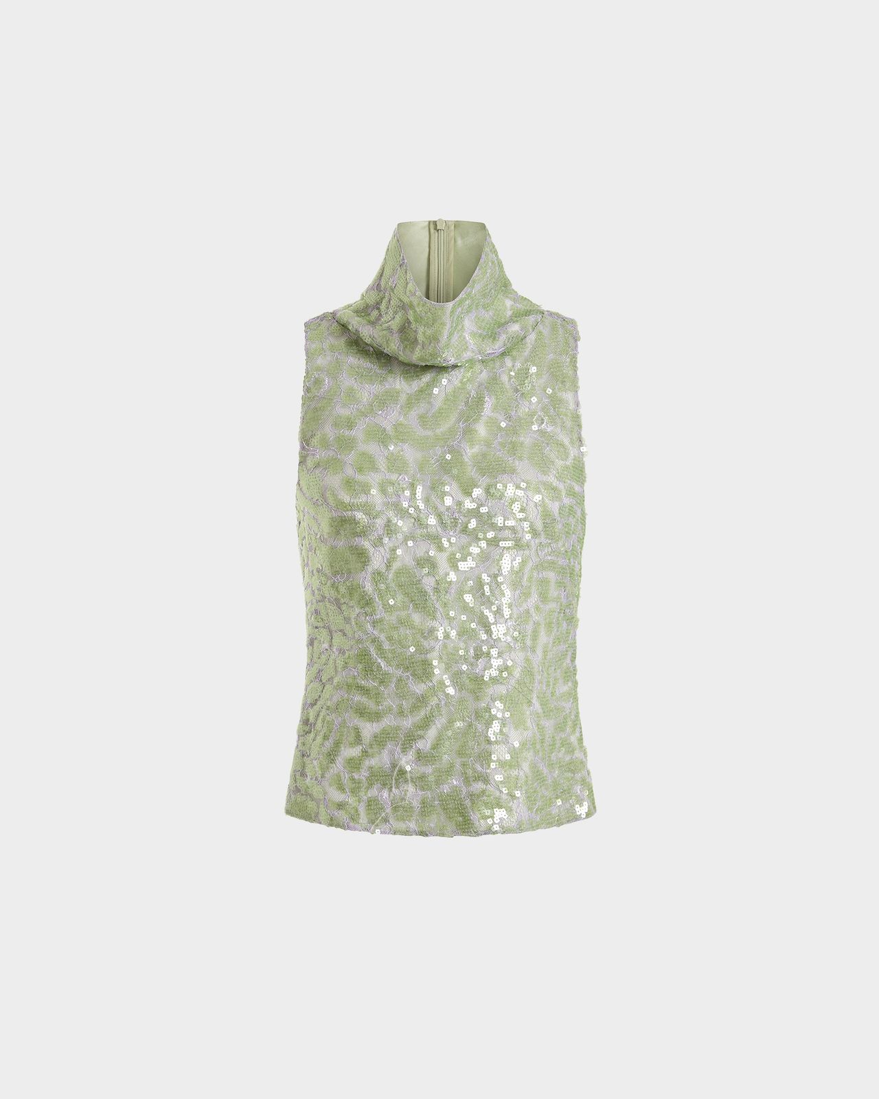 Acari Top in Lace Sequin