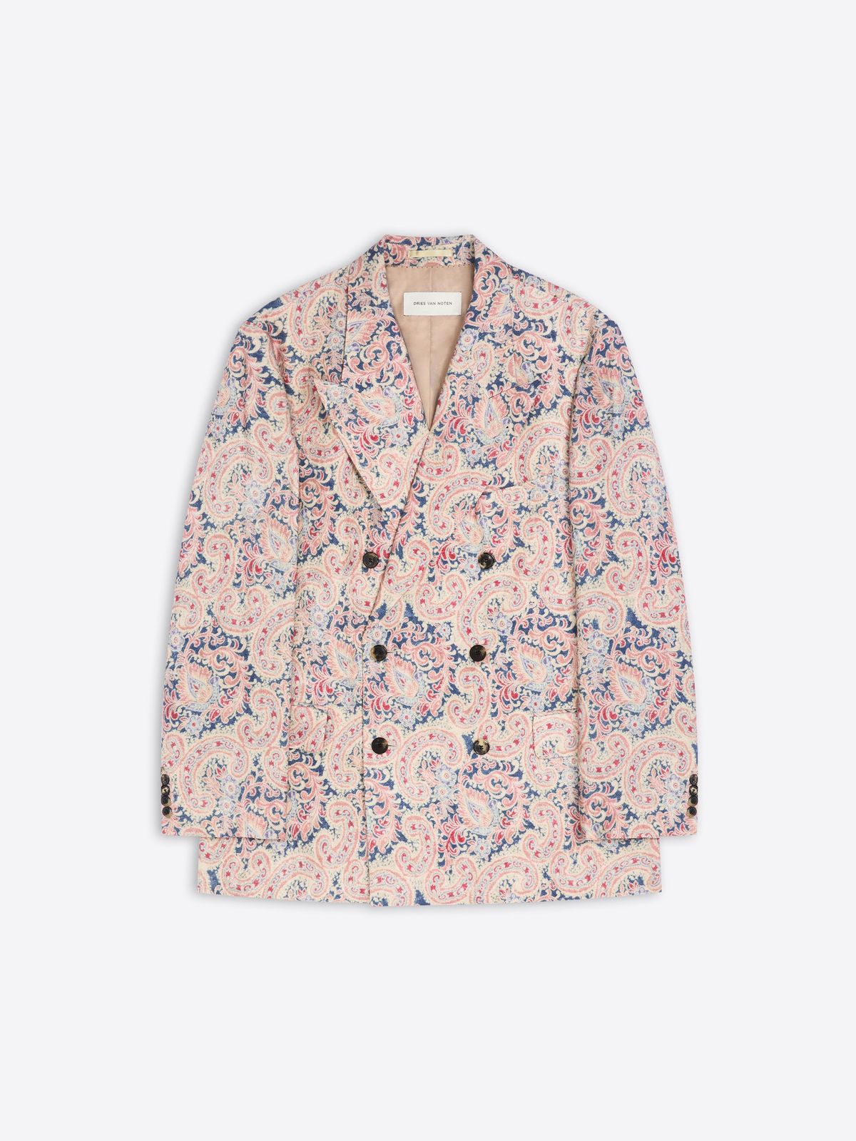 Oversized jacquard blazer