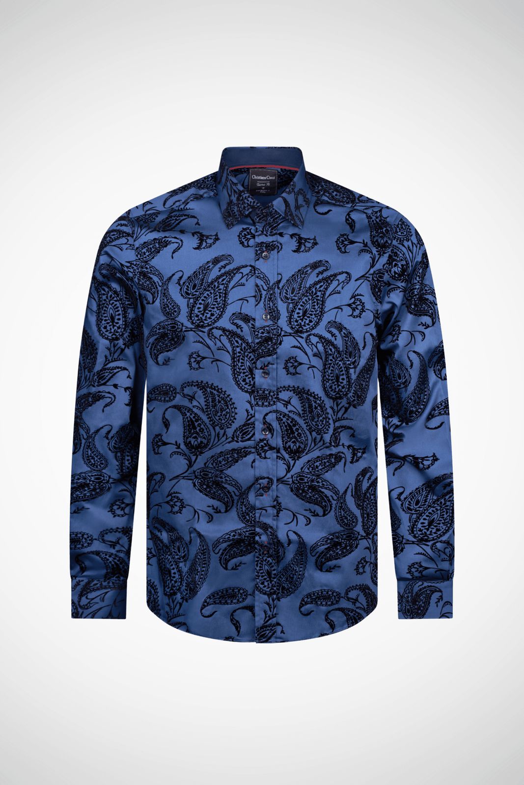 Elvis Flock Shirt Navy