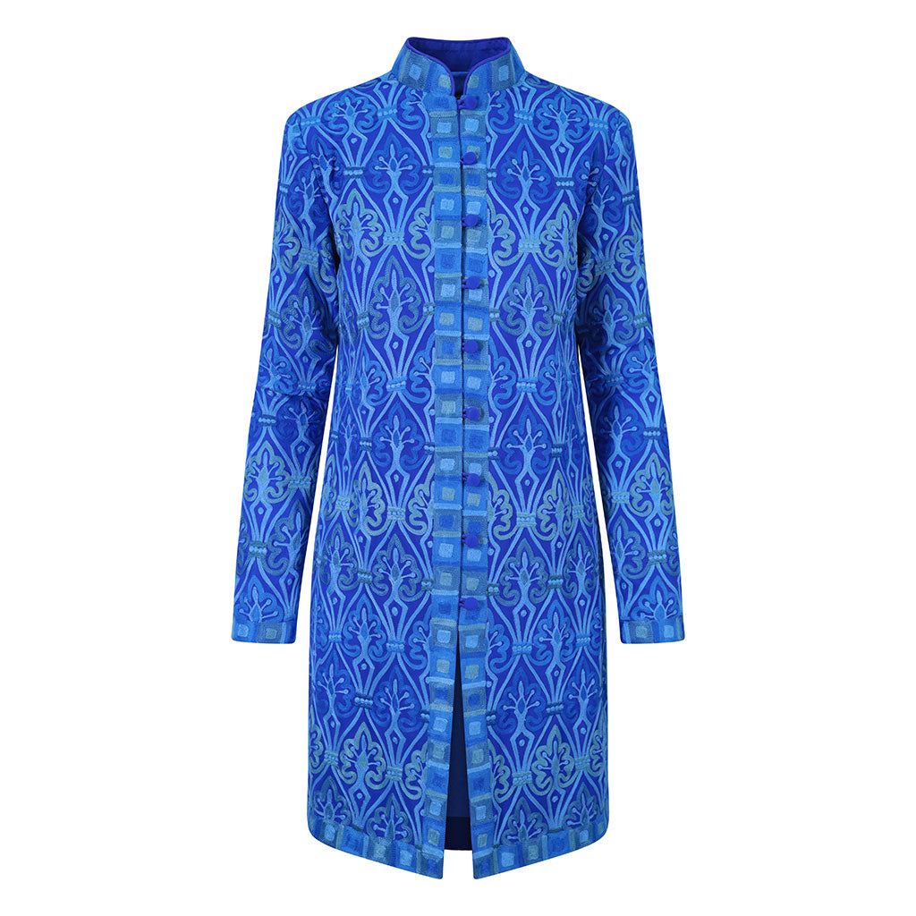 Blue Embroidered Mystique Jacket